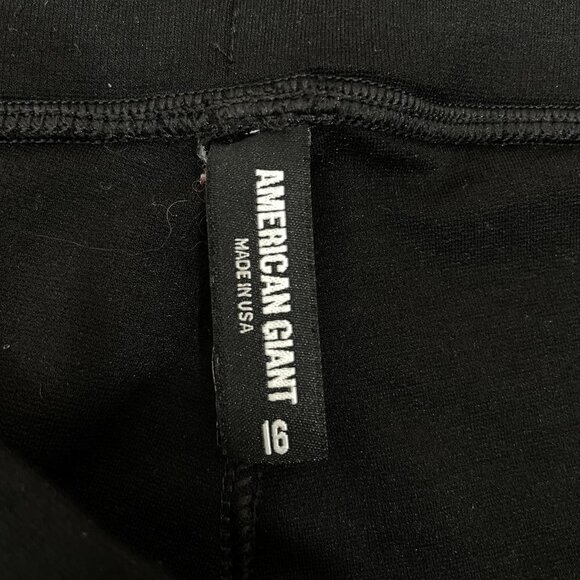 American‎ Giant No BS Kick Flare Pant Womens Size 16 Black Pull-On Crop Promodal - Picture 3 of 6